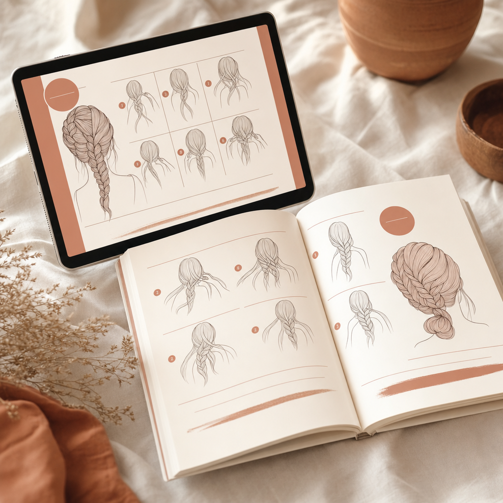 The Hair Braiding Training Manual, included free with the course